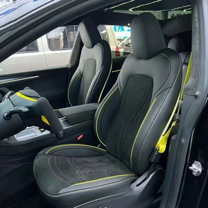 YLCFactory Coprisedili in Pelle di Alta Qualità per <span class=keywords><strong>Tesla</strong></span> Model 3 e Model <span class=keywords><strong>Y</strong></span>, Misura Personalizzata, Set Completo di Coprisedili Auto Perfettamente Aderenti - Product Image 1