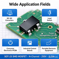NK BSS139IXUSA1 250V 0.25A MOSFET à canal N de type Trench SOT23 à montage en surface, à commutation rapide, faible Rds(on), pour applications de sécurité