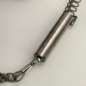 Ancrage au sol robuste avec câble à ressort hélicoïdal – Ancrage au sol durable pour pièges à animaux sauvages, pour la chasse et la capture en extérieur - Product Image 4