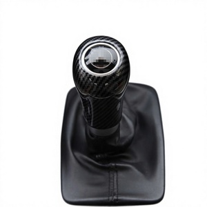 Pommeau de levier de vitesse pour Mercedes-Benz, en fibre de carbone texturée, matériau ABS léger, modification intérieure - Product Image 4