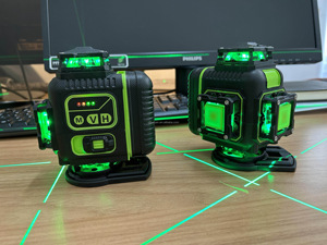 Niveau laser vert 4D 16 lignes 360 degrés avec fonction d'auto-nivellement, outil d'alignement laser à croix horizontale et verticale - Product Image 2