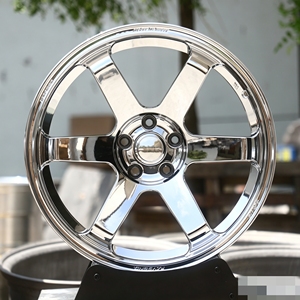 Jantes en alliage forgées monobloc personnalisées, couleur chrome, 6 branches, pour Rays Te37 VW Golf Toyota <span class=keywords><strong>Aygo</strong></span> Skoda Octavia - Product Image 4