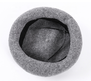 ウールフェルト教会ベレー帽女性用冬フォーマル帽子毎日アウトドアパーティー用 - Product Image 4