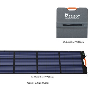 Panel Solar SunEnergy Fossibot SP200 de 200W, IP67, Conector Impermeable, Plegable en Paralelo, Fácil de Transportar para Estación de Energía - Product Image 5