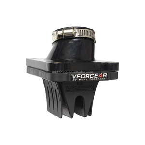 Collecteur d'admission <span class=keywords><strong>VForce</strong></span> <span class=keywords><strong>4</strong></span> avec <span class=keywords><strong>clapet</strong></span> à lamelles V4R83A-i pour Satria 120 Ru 2T, en plastique et fibre de carbone, placement central, 2002-2022 - Product Image 2