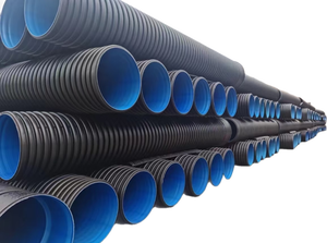 ท่อระบายน้ำ HDPE แบบสองชั้น ขนาด 6 นิ้ว ทนทาน น้ำหนักเบา ราคาโรงงาน - Product Image 3