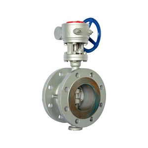 2024 Wesdom China fábrica <span class=keywords><strong>de</strong></span> acero inoxidable engranaje helicoidal <span class=keywords><strong>de</strong></span> alto rendimiento <span class=keywords><strong>doble</strong></span> brida sello duro SS304 válvula <span class=keywords><strong>de</strong></span> mariposa <span class=keywords><strong>precio</strong></span> bajo - Product Image 5