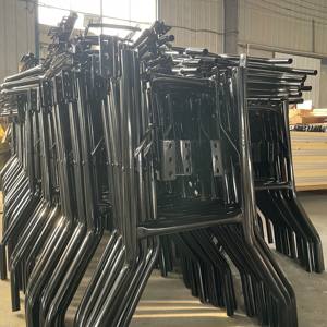 Patas de metal para mesa negra moderna Patas de metal para mesa de banquete plegable de madera contrachapada - Product Image 2