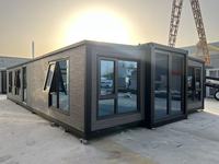 Maisons modulaires pliables de 20 pieds/40 pieds : Villas conteneurs portables et extensibles, adaptées à un usage résidentiel ou professionnel