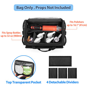 Bolsa de Limpieza para Autos de Gran Capacidad, Organizador para Herramientas de Lavado de Vehículos, Caja de Almacenamiento Resistente para Accesorios de Detallado - Product Image 2