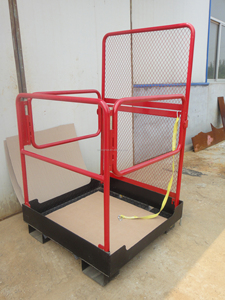 Plataforma de trabajo aéreo de acero duradero de alta resistencia, capacidad de 1000 libras, montacargas, jaula de seguridad, mesas elevadoras, tipo de producto - Product Image 4