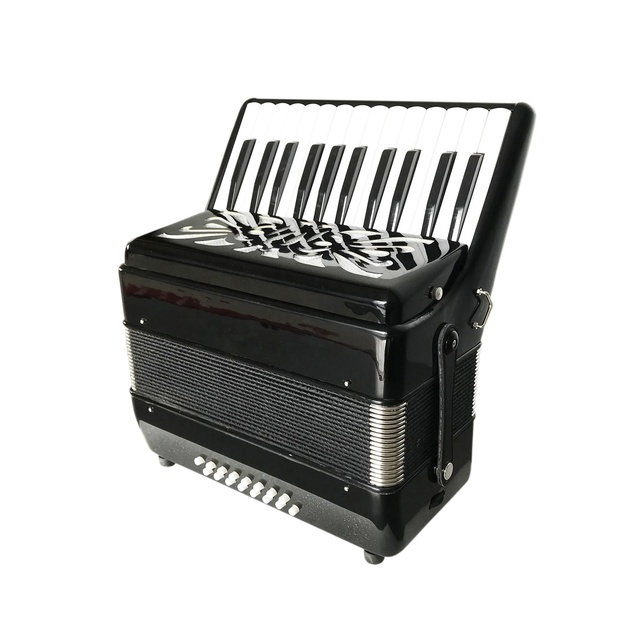 SEASOUND OEM JP2516 Accordion Instrument 25 Keys 16 Bass Piano Different Celluloid Colors Diatonic and Chromatic Conformation