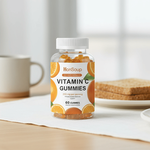 Gomitas de Sambucus Negra con Vitamina C y <span class=keywords><strong>Zinc</strong></span>, Gomitas Naturales para el Sistema Inmunológico, Buena Calidad OEM - Product Image 1