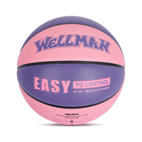 Ballon de basketball Wellman pour enfants, écologique, taille 5, en PU durable, haute absorption de la transpiration, thermocollé, pour garçons et filles, club, école, BSCI ISO9001