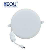 Lampe à panneau LED Smd ultra mince multicolore 24W à triple panneau de haute qualité