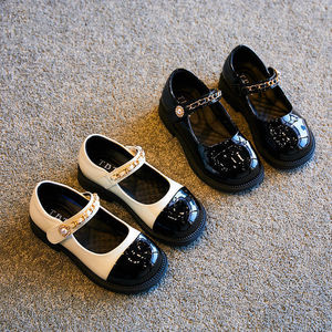 Groothandel kinderschoenen Mary Janes 2026 lente herfst nieuw binnenkomst zachte meisjes zwarte lederen schoenen prinsessenjurk schoenen voor kinderen - Product Image 4
