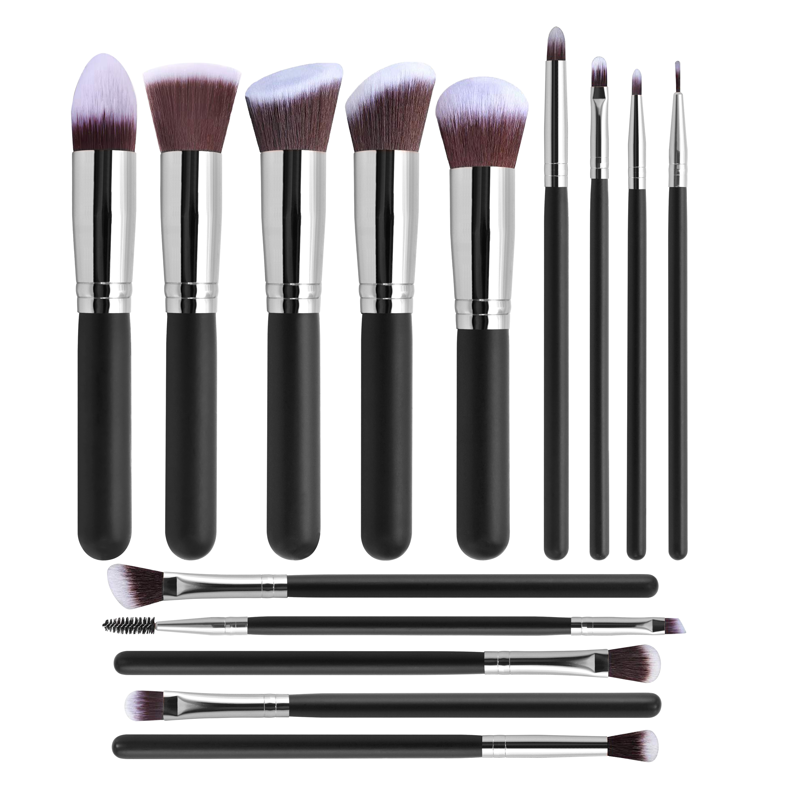 14pcs-lumière argent