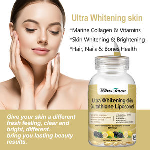 OEM ODM sıcak satış l-glutatyon kollajen C vitamini limon kapsül cilt beyazlatma aydınlatma kollajen kapsül parlayan cilt için - Product Image 5