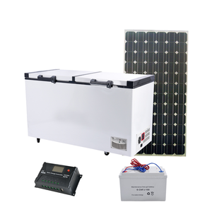 Congélateur coffre solaire <span class=keywords><strong>Transtec</strong></span>/Eco Green/OEM 508L, alimentation 24V, acier inoxydable, usage domestique et hôtelier, double porte à ouverture supérieure, faible consommation d'énergie - Product Image 5
