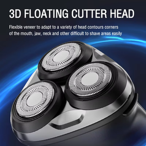 3D Floating <b>Head</b> Electric Shave Men Cordless LED Digital Pop-up Sideburn Trimmer Rotary <b>Razor</b> Household RV - Product Image 3