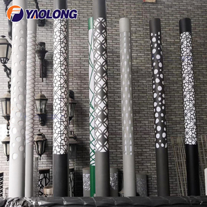 Thiết kế mới năng lượng mặt trời <span class=keywords><strong>LED</strong></span> 8M Nhôm & thép không gỉ bền Đèn sân vườn cực ánh sáng đường phố cực 10 năm bảo hành cho cảnh quan - Product Image 5