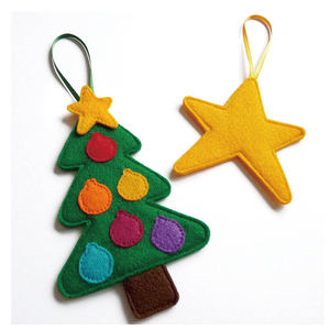 Decoración colgante de Navidad de fieltro de venta directa de fábrica de alta calidad para uso en decoración del hogar - Product Image 4