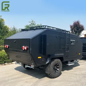 Ngôi nhà nhỏ sang trọng trên bánh xe đường Camper trailers Motorhome Caravan với nhà bếp và bên trong khu vực ngủ