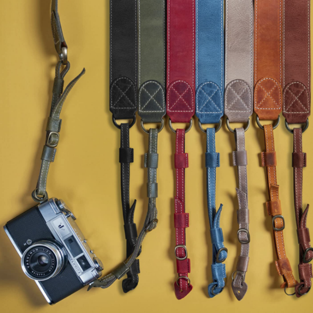 PU Leather Camera Shoulder Neck Strap Camera Harness Shoulder Strap Quick Release for SLR DSLR