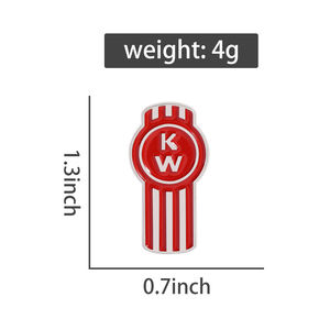 Emblema Clássico de Caminhão Kenworth, Pin de Esmalte, Broche de Metal, Distintivo Decorativo, Presente para Fãs de Automóveis - Product Image 6