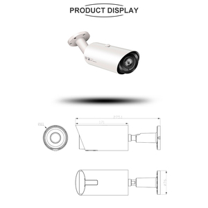 Caméra de sécurité vidéo en métal parfaite 12MP 6K POE caméra réseau 3.6-10mm objectif motorisé SONY577 1/2.3 "CMOS avec micro. Hik - Product Image 4