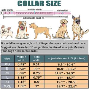 Collar de piel sintética con tachuelas para perro, accesorio de moda, suave, ajustable, con tachuelas, para exteriores - Product Image 3