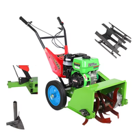 Machine à désherber mécanique Mini tondeuse à gazon agricole à essence