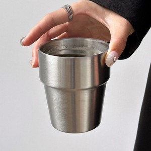 Taza de Acero Inoxidable Estilo Retro para Latte, Inspirada en el Estilo Industrial de Instagram, para <span class=keywords><strong>Espresso</strong></span>, Americano Helado y Bebidas Frías - Product Image 3