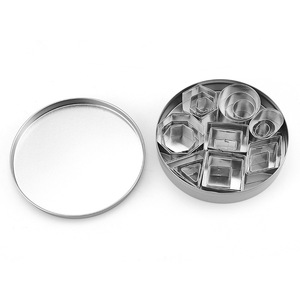 Set de biscuits de Noël <span class=keywords><strong>pour</strong></span> bricolage 24 pièces, <span class=keywords><strong>emporte</strong></span>-pièce rond en acier inoxydable avec motif de cœur et d'étoile <span class=keywords><strong>pour</strong></span> enfants <span class=keywords><strong>pour</strong></span> la cuisine - Product Image 2
