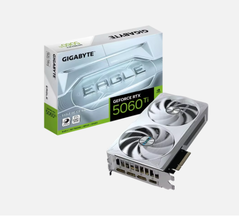 GIGABYTE 5060 Ti EAGLE OC 16G RTX 5060ti WHITE New Desktop Fan Gaming Graphics Card GPU