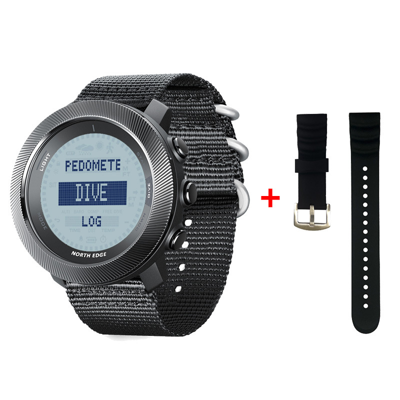 Ap-d พื้นหลังสีขาว-ไนลอนสีดำ-สายรัดดำน้ำแบบขยายพิเศษ