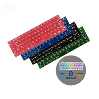 Placa de circuito de fabricación electrónica Fr4 USB tipo C inalámbrico 65 teclado Pcb Rgb