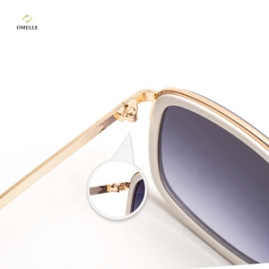 Lunettes de soleil classiques en acétate, rectangulaires en métal, avec Logo personnalisé, meilleures ventes, <span class=keywords><strong>2022</strong></span> - Product Image 5
