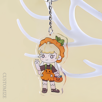 Chine fabricant OEM ODM porte-clés pendentif Transparent clair breloques personnalisé acrylique porte-clés en plastique porte-clés accessoires