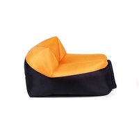 Canapé gonflable moderne pliable et extensible en polyester 210T imperméable, lit d'appoint, capacité 100 kg, pour l'extérieur et la randonnée