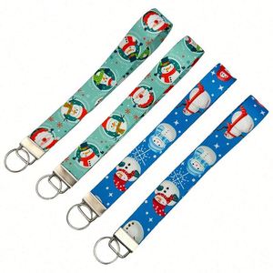 Llavero Personalizado con Cordón Corto, Clip Metálico, Hebilla de Tela, Cordón para Muñeca, Transferencia Térmica, Poliéster, Anillo para Llaves de Teléfono Móvil - Product Image 2