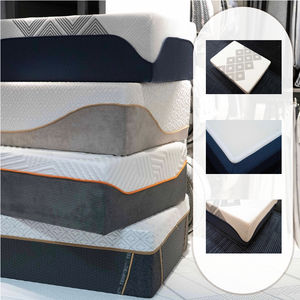 Diskon besar penutup kasur ritsleting busa memori harga pabrik penutup kasur ukuran King Queen dapat dicuci untuk tikar tempat tidur - Product Image 1