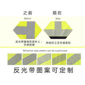 Nouvelle veste softshell coupe-vent pour homme, doublée polaire, vêtements de travail, atelier, automne-hiver, veste de sécurité haute visibilité - Product Image 5