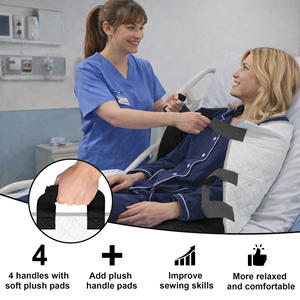 Tapis de positionnement robuste pour patient, drap de transfert hospitalier, couverture de levage et de déplacement pour soins aux personnes âgées - Product Image 5