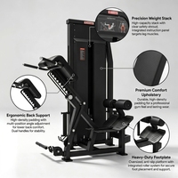 Machine de musculation professionnelle en acier réglable à charge libre, double fonction pour l'entraînement et l'extension du dos