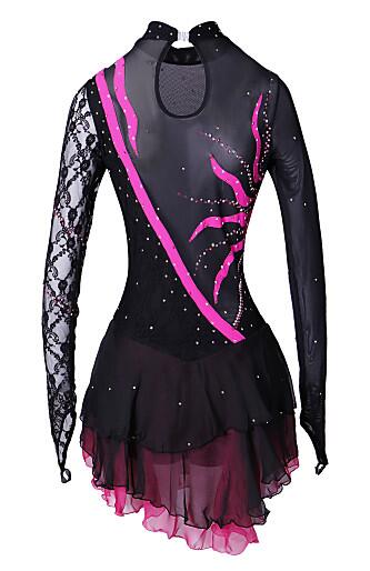 Women's Black Gold Figure Skating Dress - Stylish Ice Skating Attire for  Performances and Practice, Custom Sizes Available