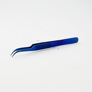 Pince à épiler professionnelle en acier inoxydable antistatique avec pointe en fibre pour les sourcils - Product Image 4