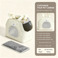 Sac de transport pour animaux de compagnie en tissu matelassé de qualité supérieure, sac à bandoulière pour chat, sac de transport pour animaux de compagnie, sac à main de voyage pour petit chat, chien ou animal