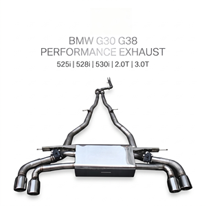 ระบบท่อไอเสียแบบ Catback พร้อมวาล์ว Vortex SS304 สำหรับ BMW G30 G38 530i 540i 2.0T 3.0T B48 B58 ปี 2018-2025 ชุดท่อเพิ่มประสิทธิภาพ - Product Image 1