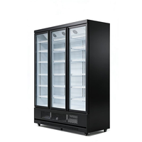 Congélateur vertical commercial à double porte personnalisable